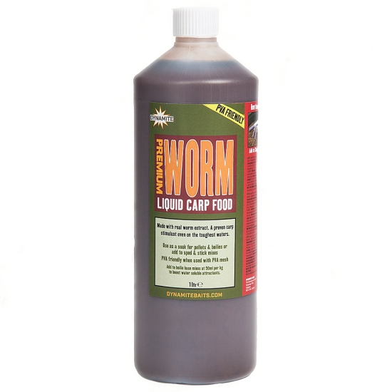 Dynamite Premium Worm Liquid Carp Food 1L